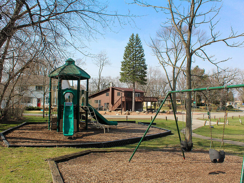park slide swing